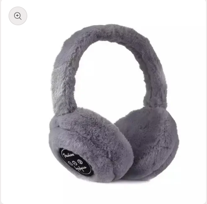 écouteurs en peluche