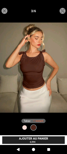 Débardeur Femme Élégant