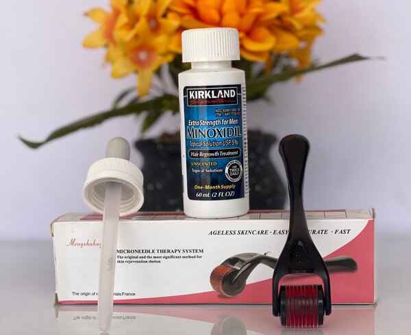 ORIGINAL KIRKLAND MINOXIDIL + DERMA ROLLER