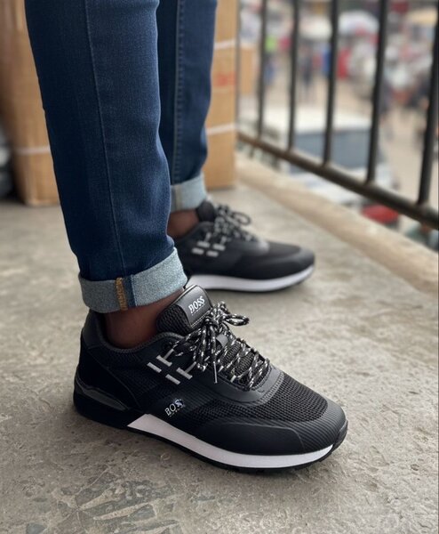 Basket Homme Noir Confort