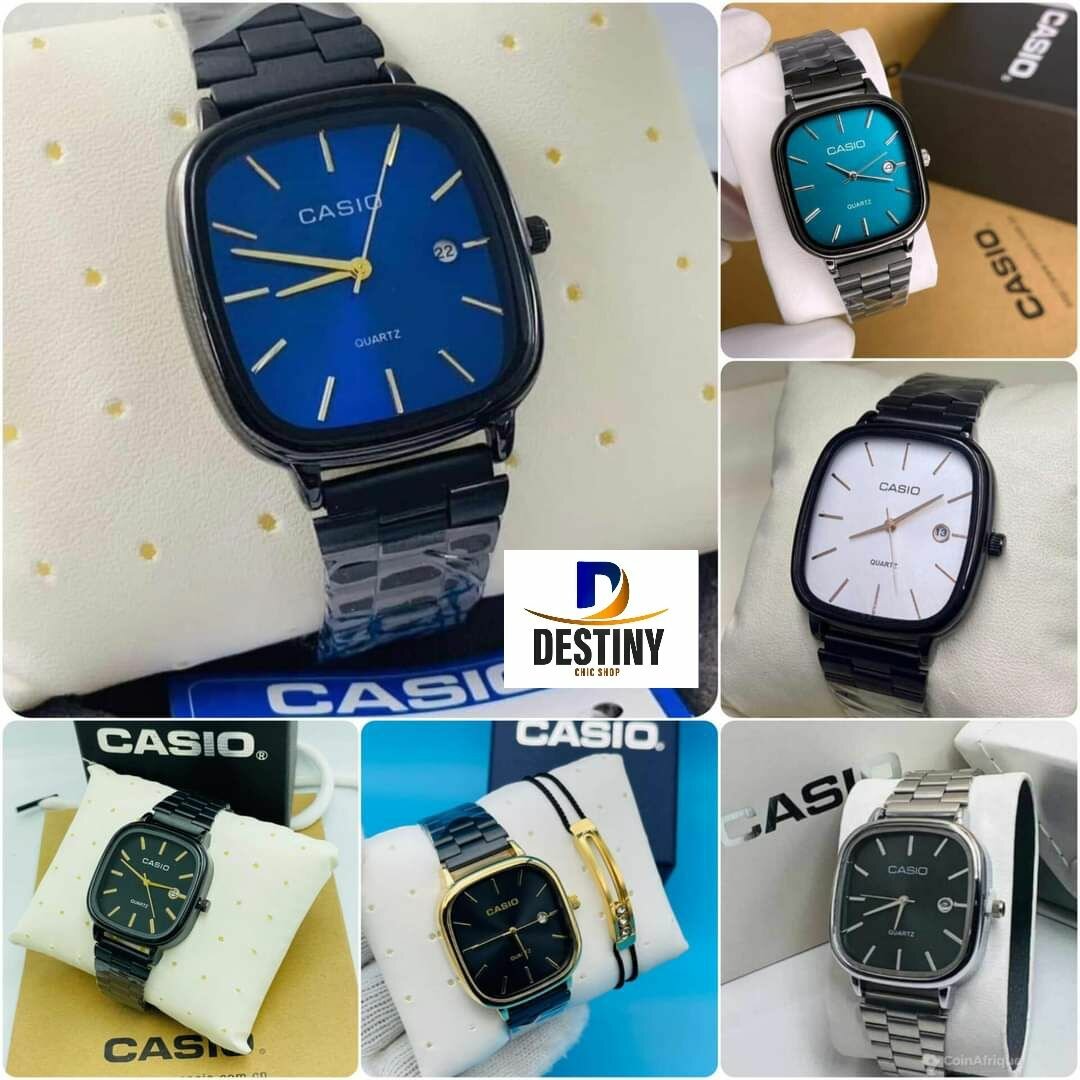 Montre casio mixte avec le coffret