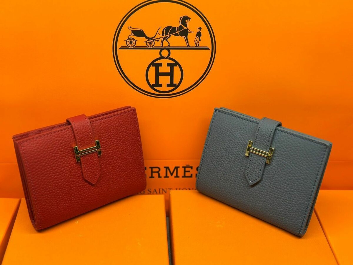 Кошельки хермес натуральная кожа
