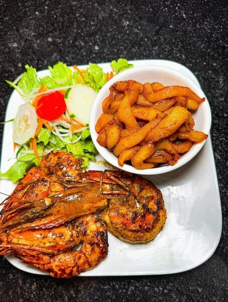 Assiette de Crevettes Grillées