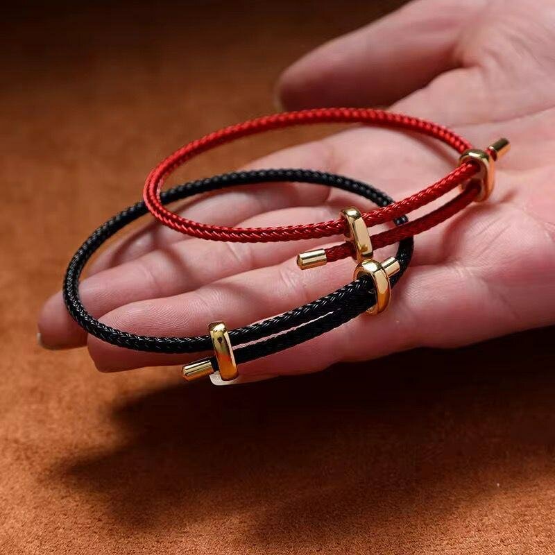 Bracelet corde tressée élégant