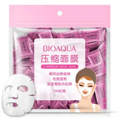 BIOAQUA Compressed Facial Tablet Face Sheet Mask 10pack