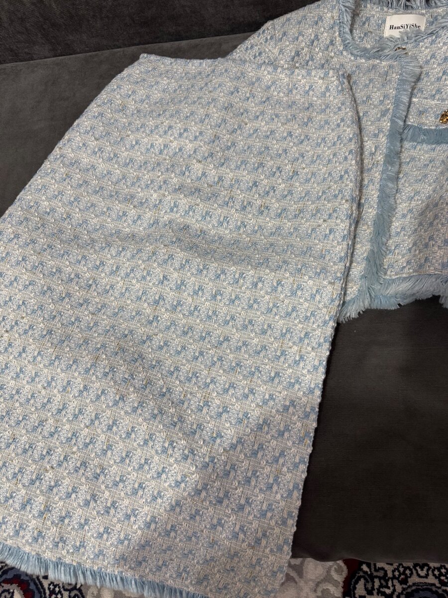 Твидовый пиджак двойка