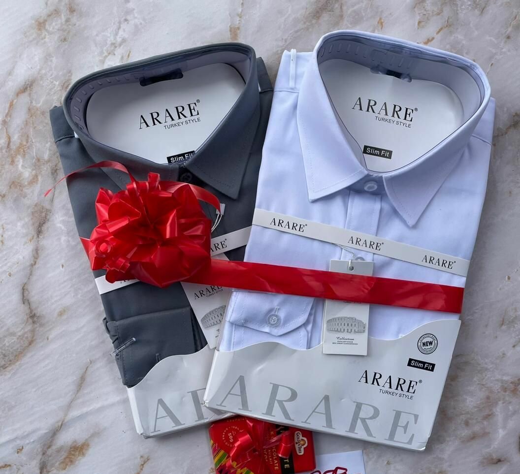 Valentine men set office plain shirts