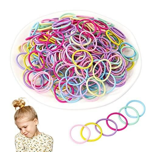 Élastiques à cheveux multicolores