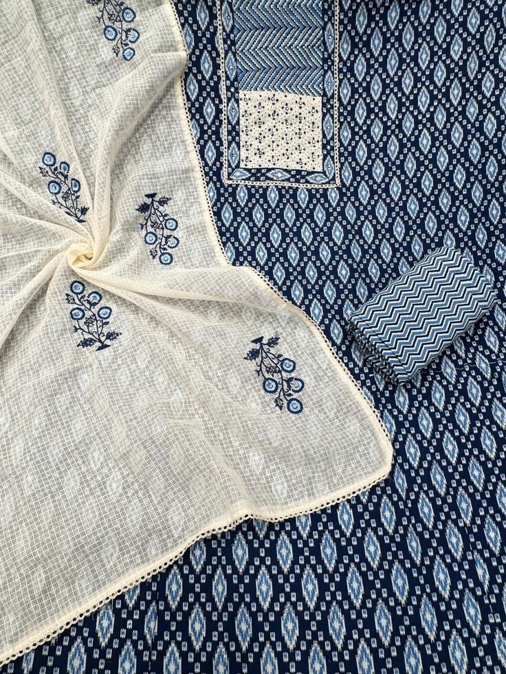 Cotton 3 Peace Suit