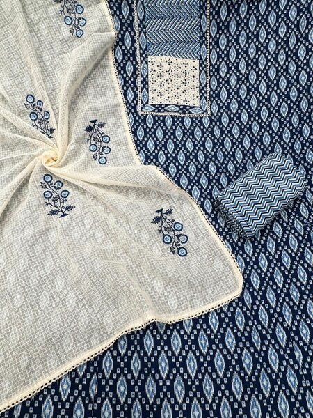 Cotton 3 Peace Suit