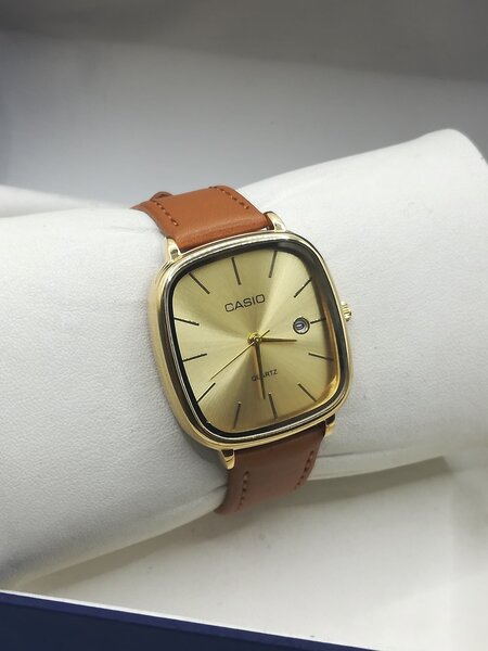 Casio leather watch