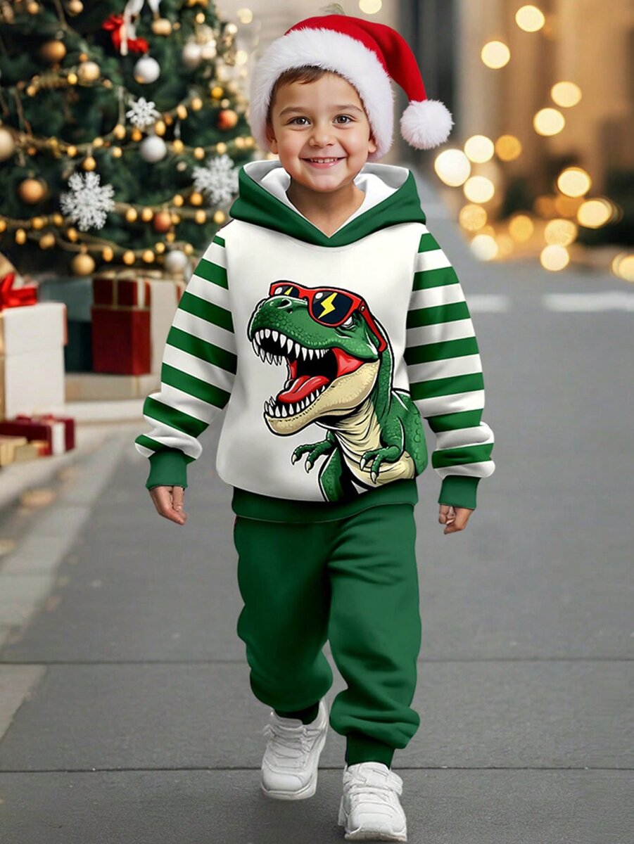 Sweat-shirt enfant dinosaure