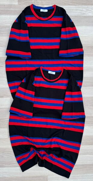 T-shirt rayé unisexe