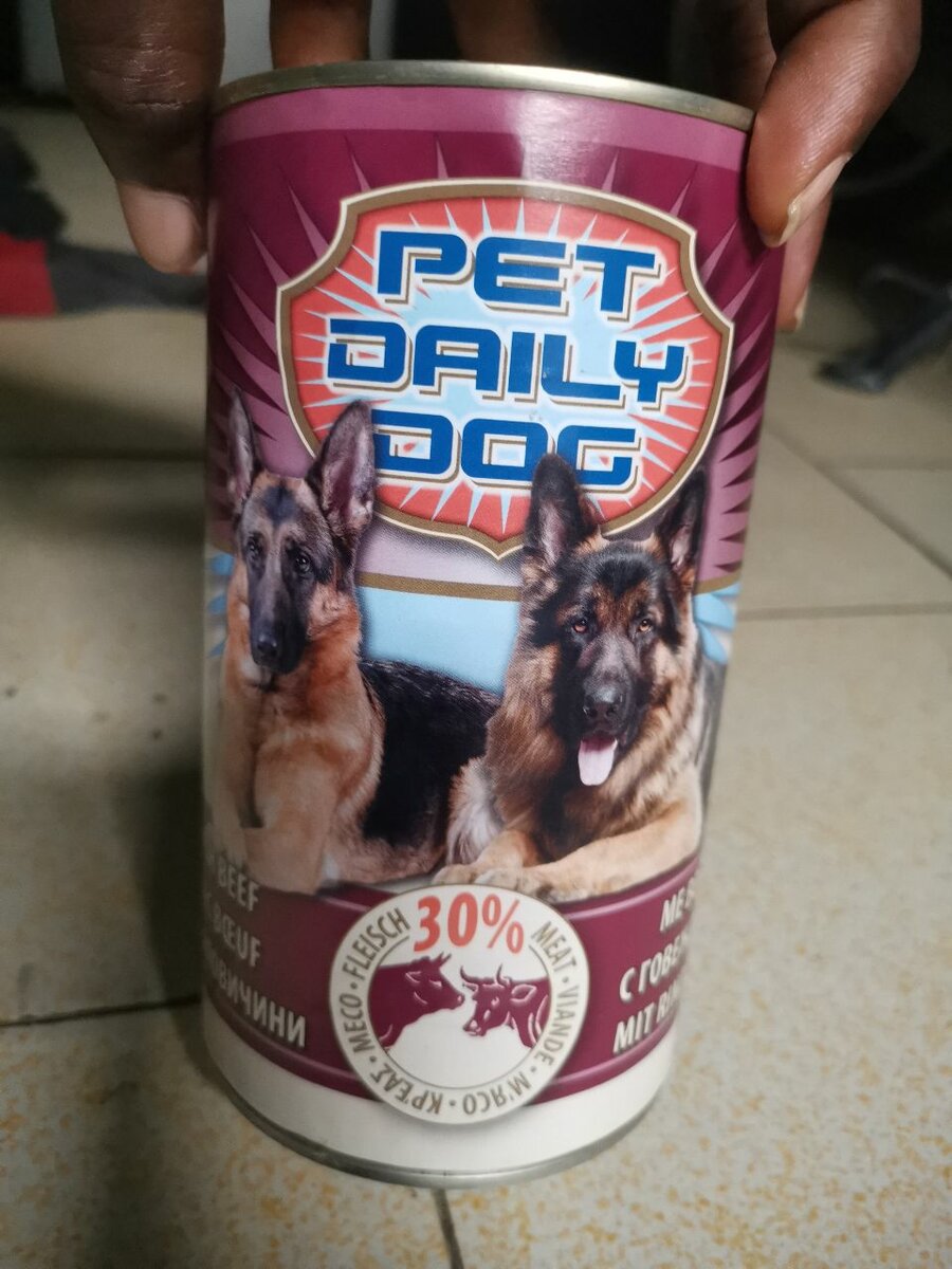 Nourriture humide pour chiens