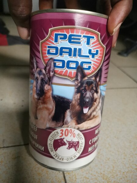 Nourriture humide pour chiens