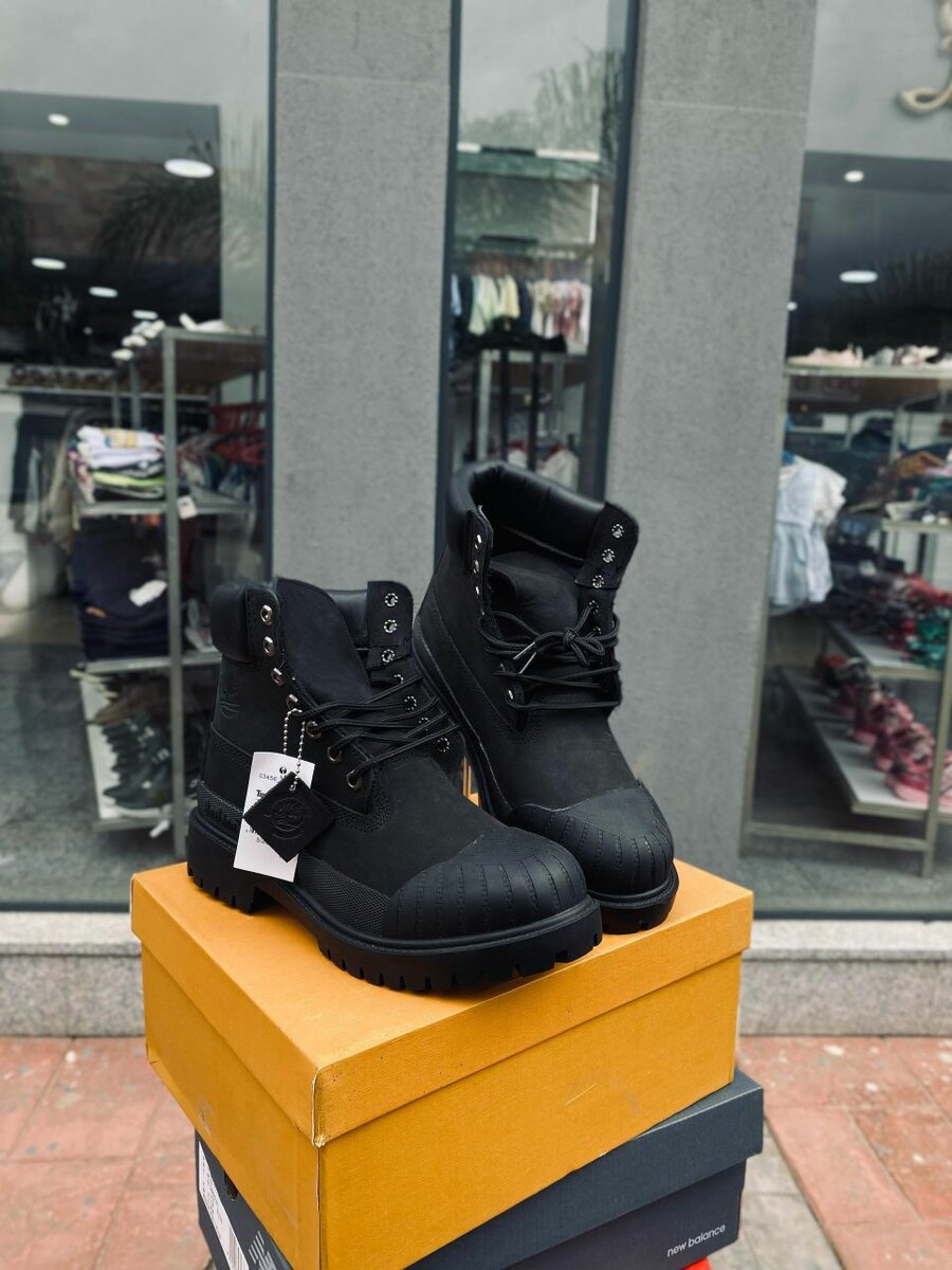 Man's timberland boots