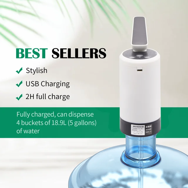 Rechargeable Automatic Water Dispenser Pump