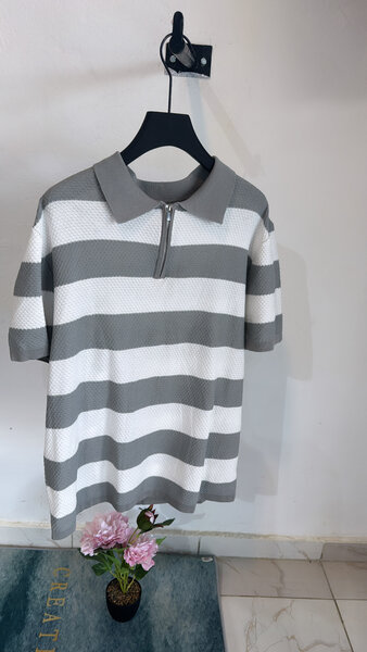 Polo à Rayures Homme