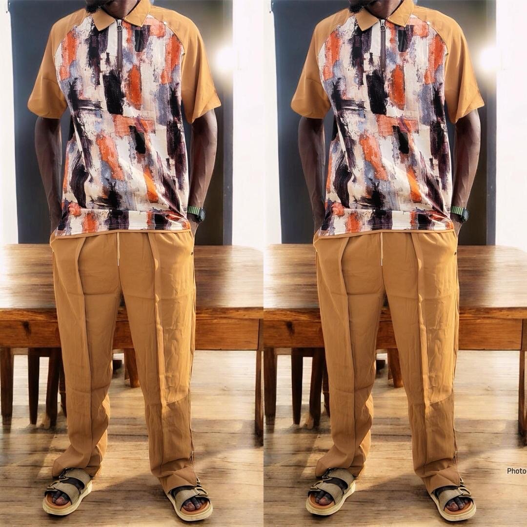 Ensemble homme chemise imprimée