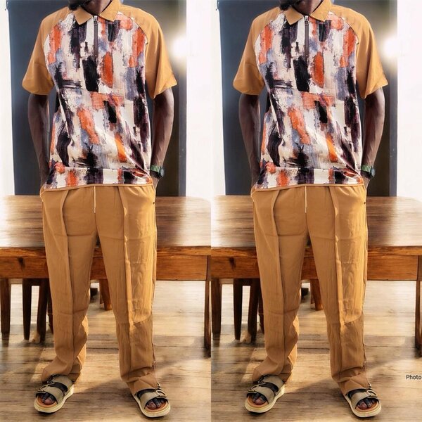 Ensemble homme chemise imprimée