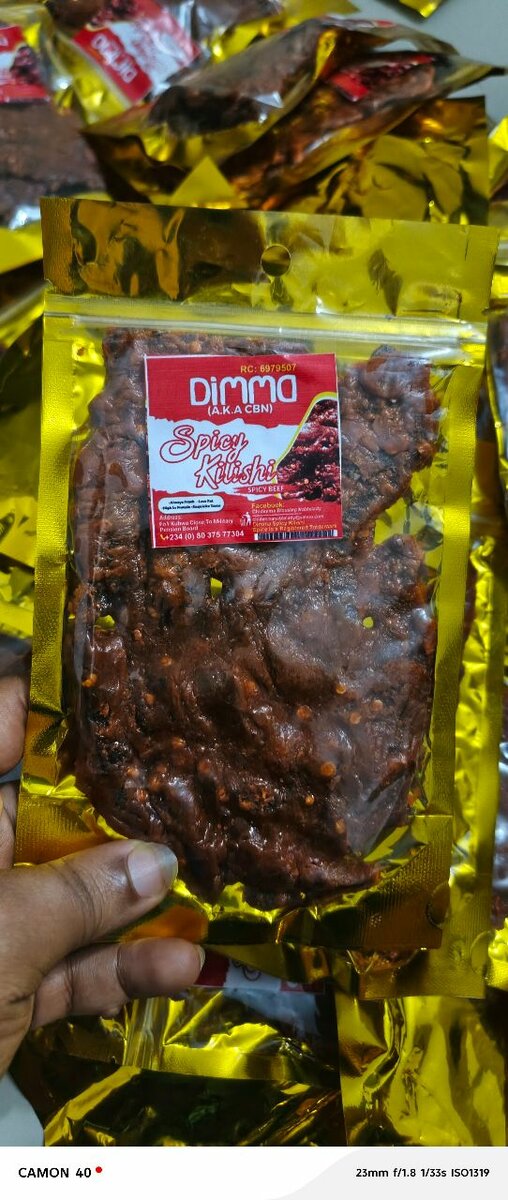 Viande séchée épicée