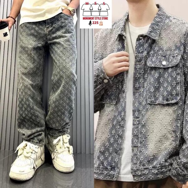 Ensemble denim homme tendance