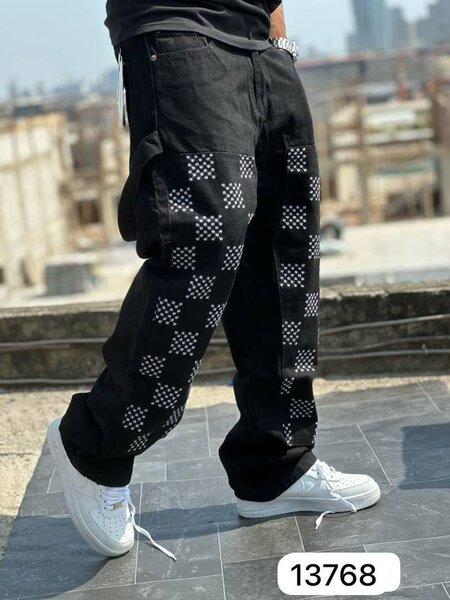 Pantalon cargo homme à carreaux