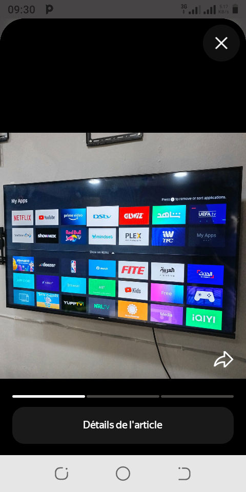 Smart TV Écran Plat 4K UHD