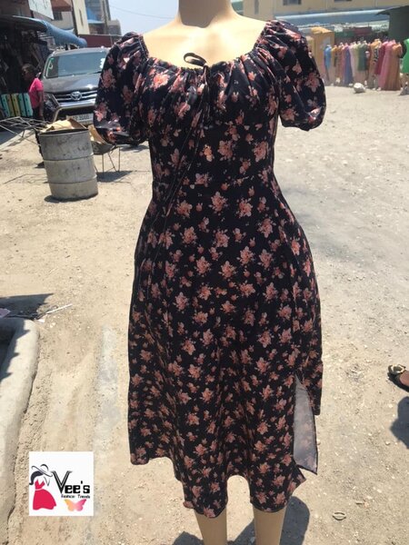 Women's summer sundress with print