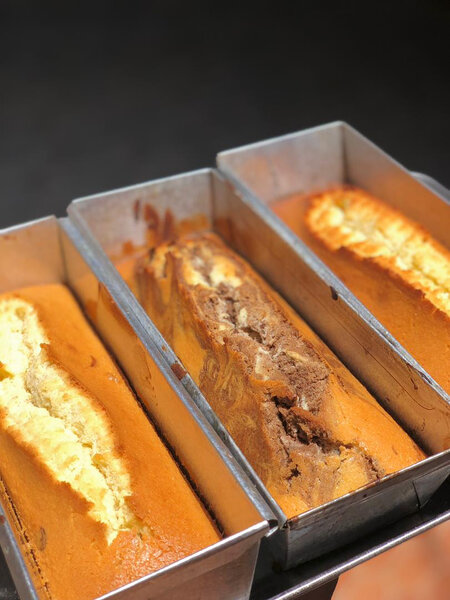 Gâteau marbré moelleux