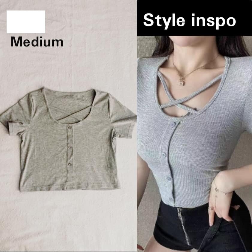 Salaula crop tops and tops