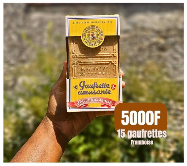 Gaufrettes Framboise & Vanille