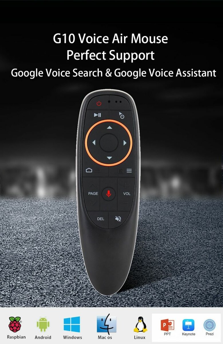 G10S Air Souris Voix Télécommande 2.4G