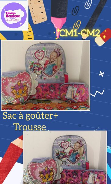 Ensemble Sac et Trousse École