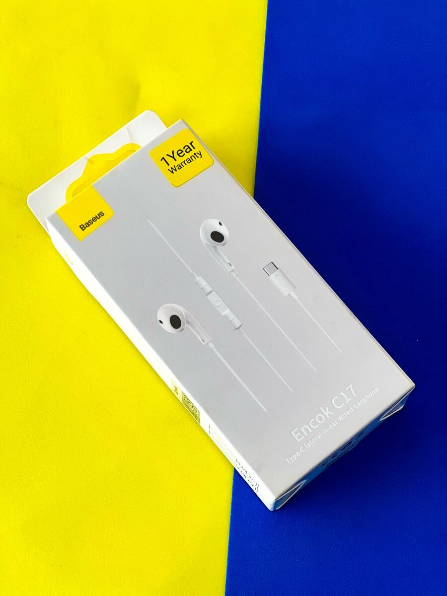 Baseus Encok Type-C lateral in￾ear Wired Earphone C17 White