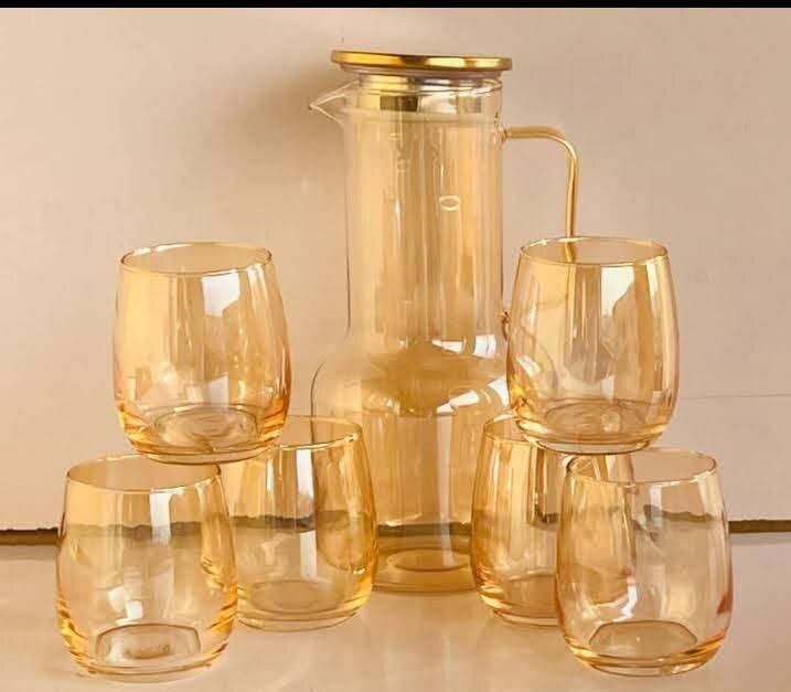 Ensemble carafe et verre