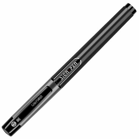 Ручка Deli гелевая черная 1.0 мм