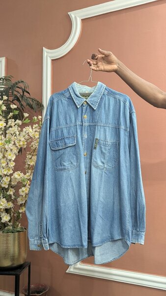 Chemise en jean décontractée