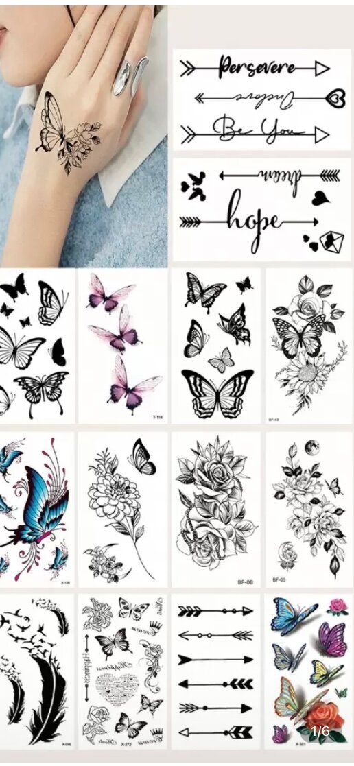 Tatouages Temporaires Style Bohème