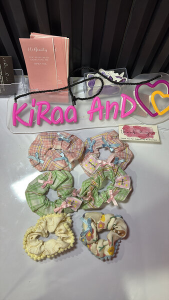 Chouchous en tissu vintage