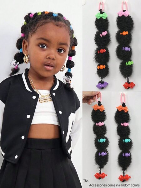 Accessoires cheveux colorés enfants