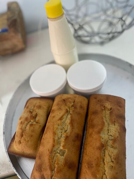 Cake 1000f+ lait caillé 500