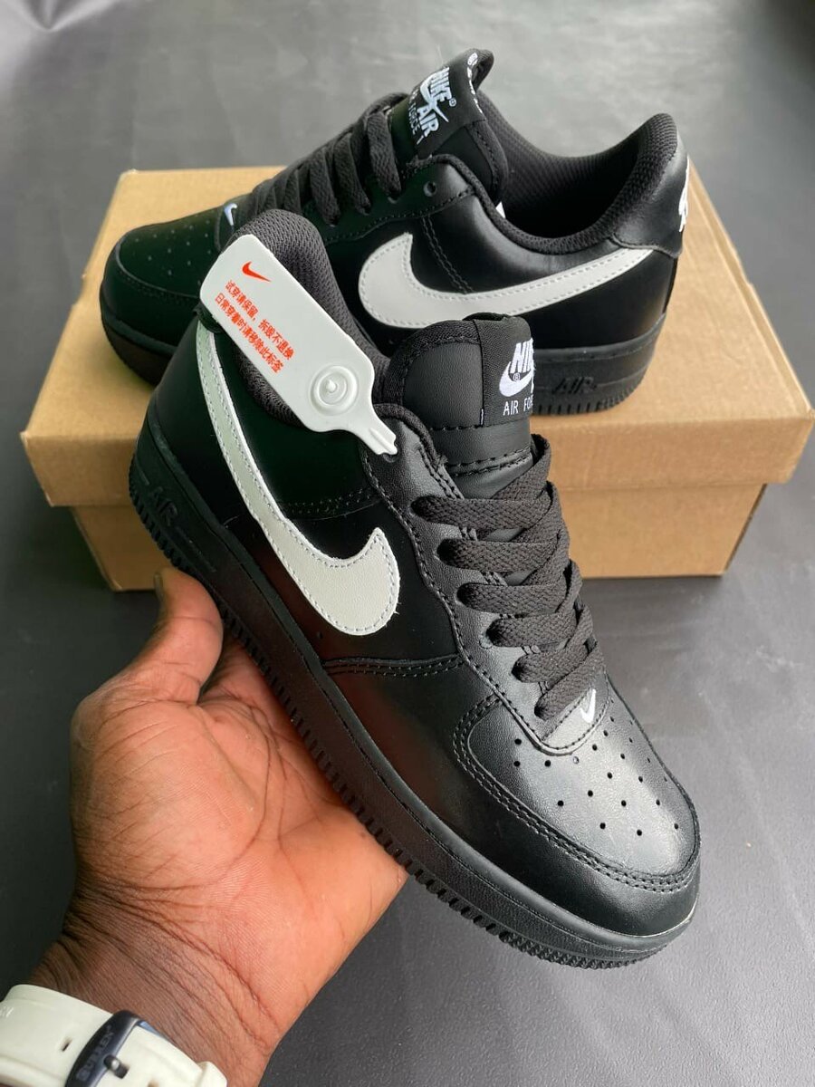 Sneakers Air Force 1 Noir Blanc