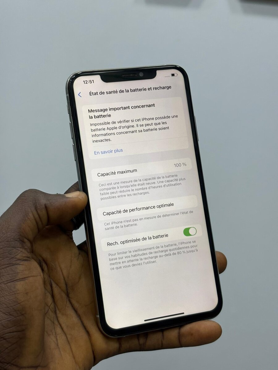iPhone xsmax tout passe propre