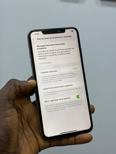 iPhone xsmax tout passe propre