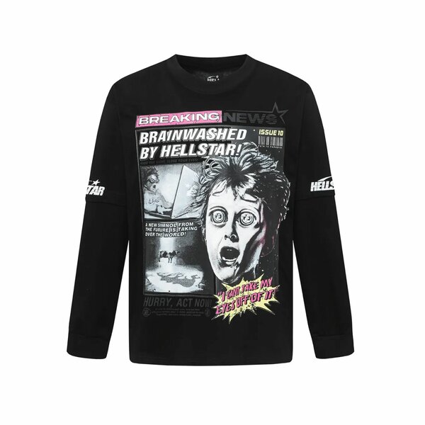 T-shirt graphique à manches longues