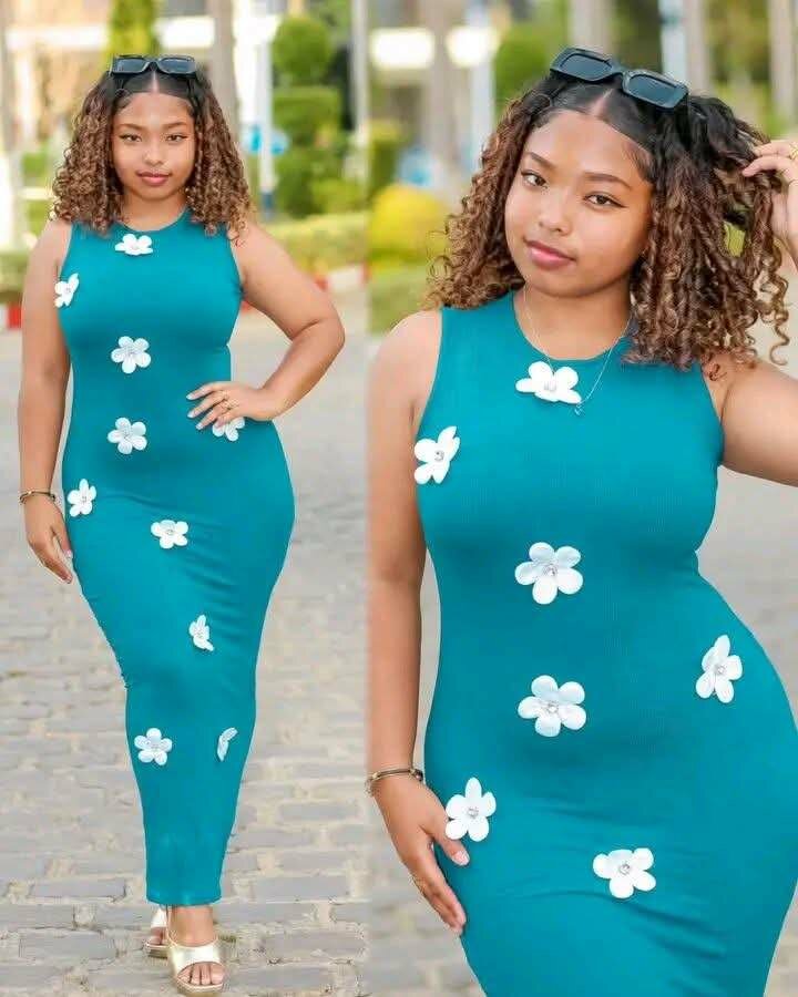 Robe d'été fleurie colorée