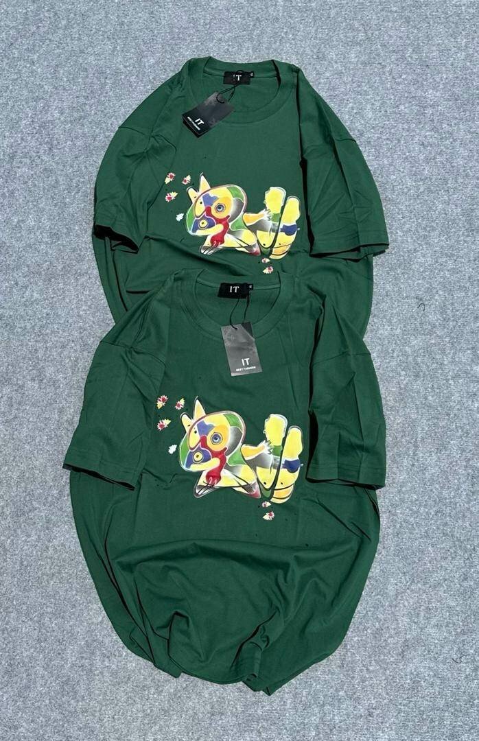 T-shirt tendance colorée