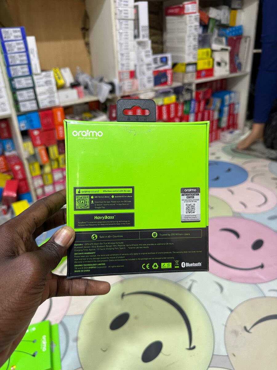 Écouteurs Bluetooth Oraimo HavyBass