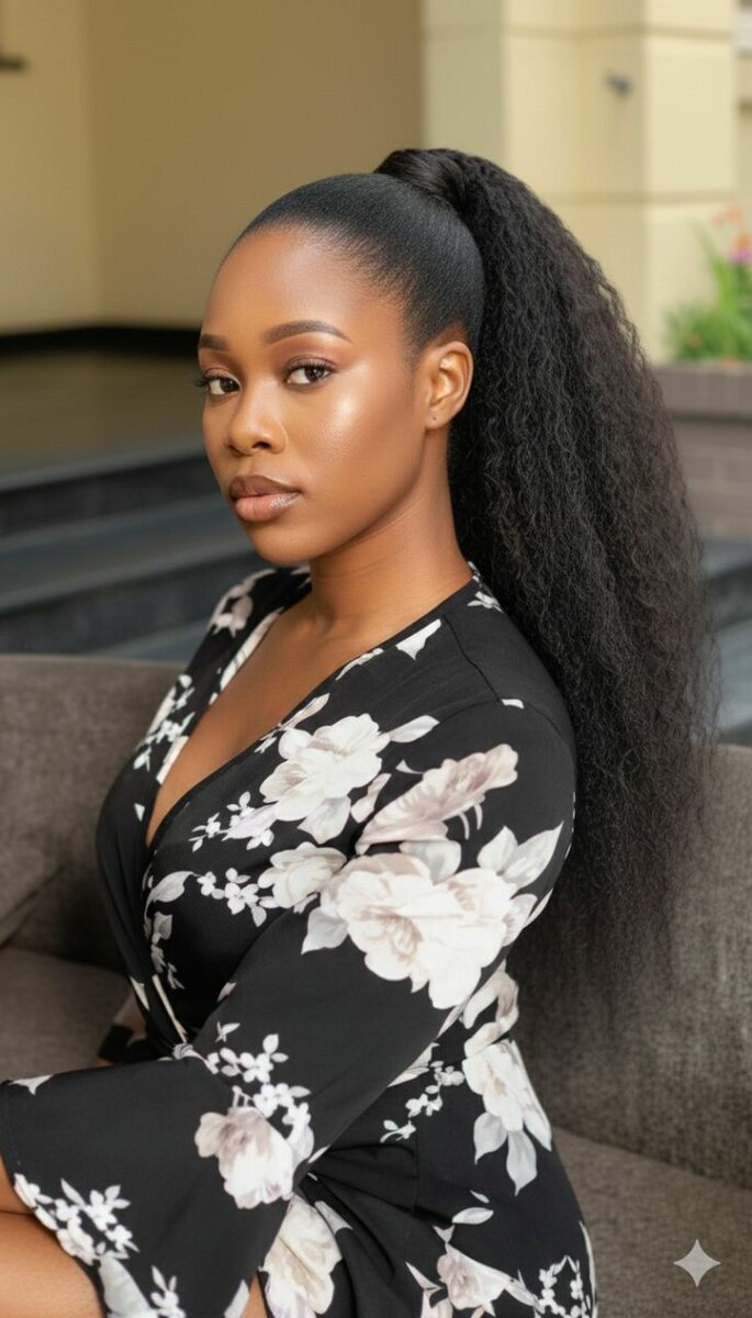 Postiche kinky straigth Long28